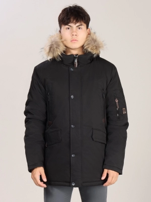 Black Vinyl / Куртка утепленная