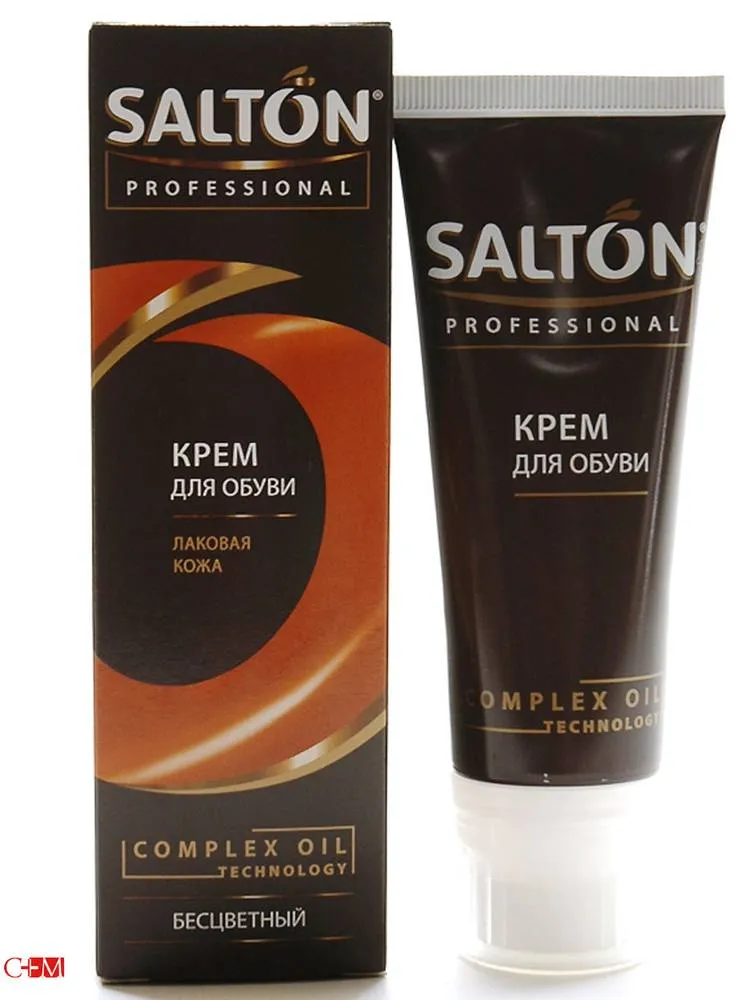 Salton / Крем для обуви из лаковой кожи Salton Profeessional (75 мл.) Salton / Крем для обуви из лаковой кожи Salton Profeessional (75 мл.)