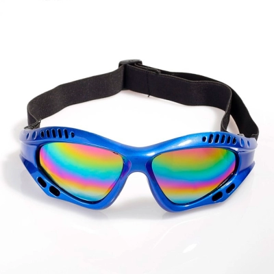 Koestler / Очки спортивные солнцезащитные KO-5155, линзы радужные,оправа синяя