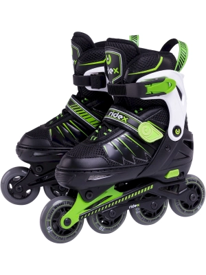 Ridex / Ролики раздвижные Eagle Green, алюминиевая рама