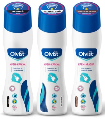 Olvist / Крем-краска для обуви Olvist 75 мл. 1088-01E