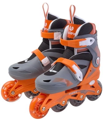 Ridex / Ролики раздвижные Swipe Orange, пластиковая рама