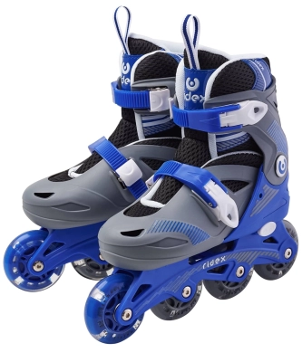 Ridex / Ролики раздвижные Swipe Blue, пластиковая рама