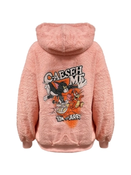 Jearlider / Толстовка утепленная/женская с начесом/оверсайз с капюшоном/Толстовка/Свитшот/Кофта