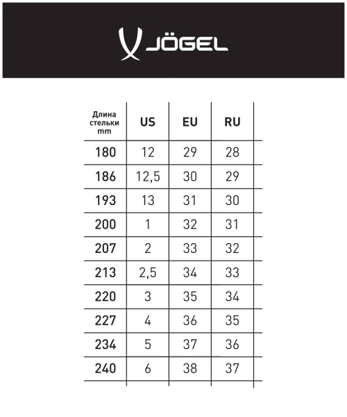 Jögel / Бутсы зальные Bravo JSH103