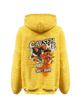 Jearlider / Толстовка утепленная/женская с начесом/оверсайз с капюшоном/Толстовка/Свитшот/Кофта