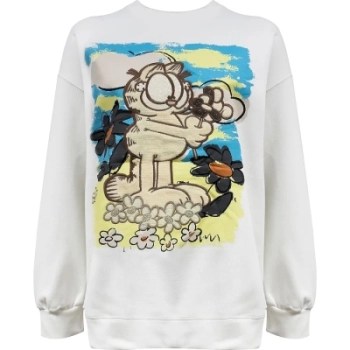 Jearlider / Свитшот/Толстовка без капюшона/Кофта/Свободная/оверсайз