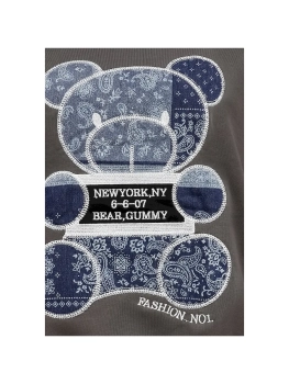 Jearlider / Свитшот/Толстовка без капюшона/Кофта/Свободная/оверсайз