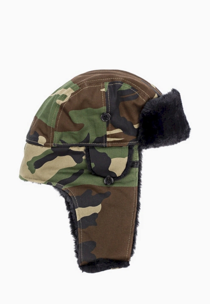 New Era / Шапка-ушанка Camo Trapper WDC 12064127-CAMO