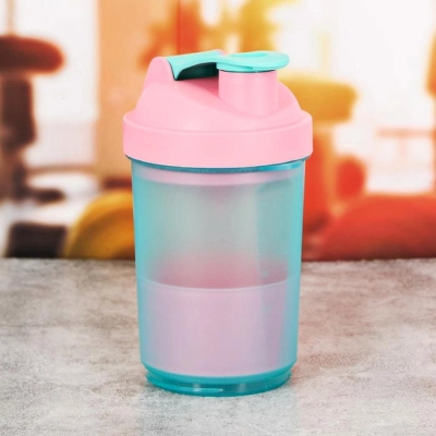 Шейкер спортивный с чашей под протеин, 500 мл.