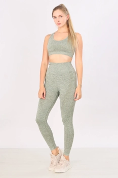 Sport & Moda / Костюм спортивный,топ и леггинсы