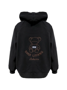 Jearlider / Худи утепленное/женское с начесом/оверсайз с капюшоном/Толстовка/Свитшот/Кофта