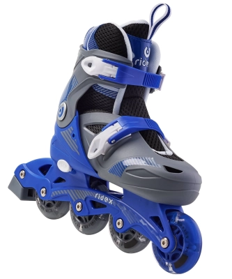 Ridex / Ролики раздвижные Swipe Blue, пластиковая рама