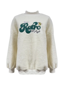 Jearlider / Свитшот утепленный/женский с начесом/оверсайз/Толстовка/Свитшот/Кофта