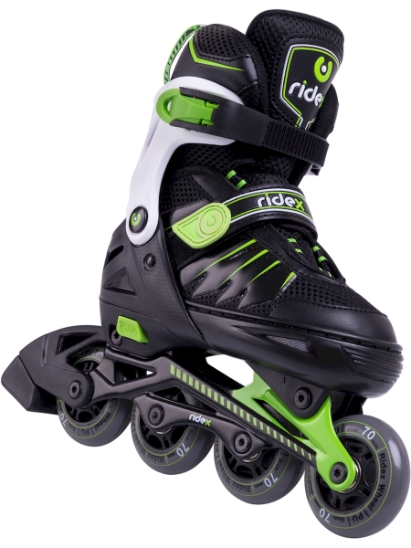 Ridex / Ролики раздвижные Eagle Green, алюминиевая рама УТ-14400