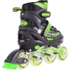 RGX / Раздвижные роликовые коньки X-Comet Green LED 9341