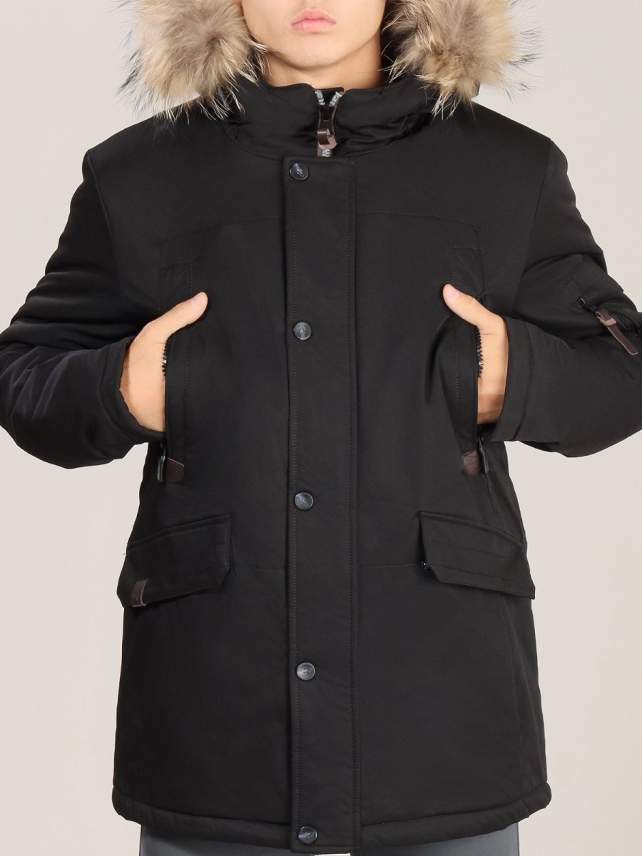 Black Vinyl / Куртка утепленная