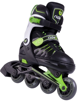 Ridex / Ролики раздвижные Eagle Green, алюминиевая рама