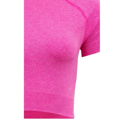 Футболка / спортивная / для фитнеса / для йоги / укороченная