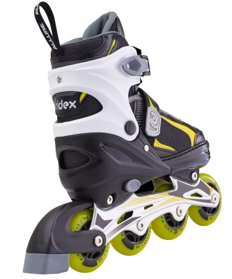 Ridex / Ролики раздвижные Allure Black, алюминиевая рама