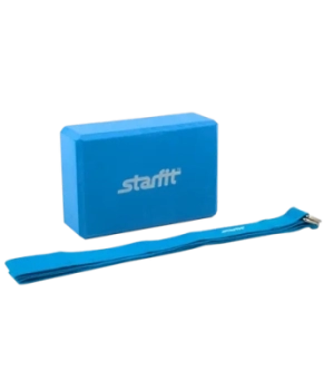 Starfit / Комплект из Блока иРемня для йоги