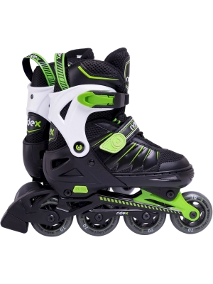 Ridex / Ролики раздвижные Eagle Green, алюминиевая рама