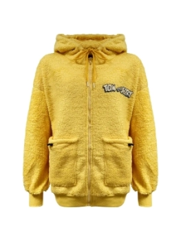 Jearlider / Толстовка утепленная/женская с начесом/оверсайз с капюшоном/Толстовка/Свитшот/Кофта