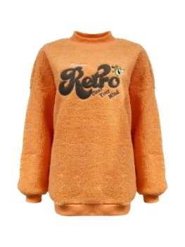 Jearlider / Свитшот утепленный/женский с начесом/оверсайз/Толстовка/Свитшот/Кофта