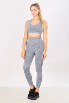 Sport & Moda / Костюм спортивный,топ и леггинсы