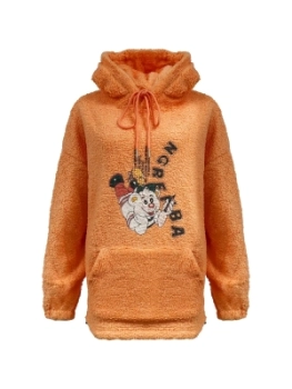 Jearlider / Худи утепленное/женское с начесом/оверсайз с капюшоном/Толстовка/Свитшот/Кофта