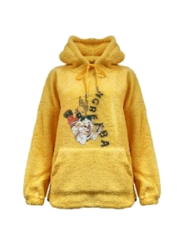 Jearlider / Худи утепленное/женское с начесом/оверсайз с капюшоном/Толстовка/Свитшот/Кофта