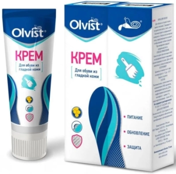 Olvist / Крем для обуви с губкой (в тубе) Olvist Olvist / Крем для обуви с губкой (в тубе) Olvist