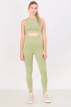 Sport & Moda / Костюм спортивный,топ и леггинсы