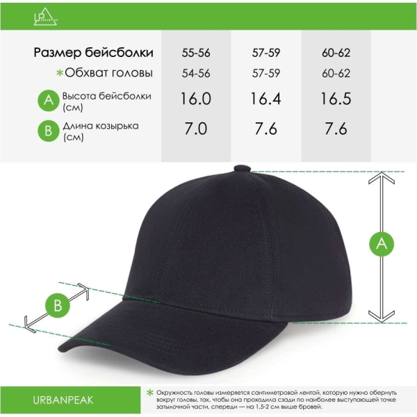 Urban Peak / Бейсболка BM122065